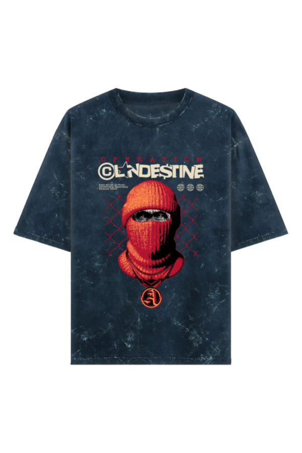 Unisex Acid Wash Oversized Tee - Image 3