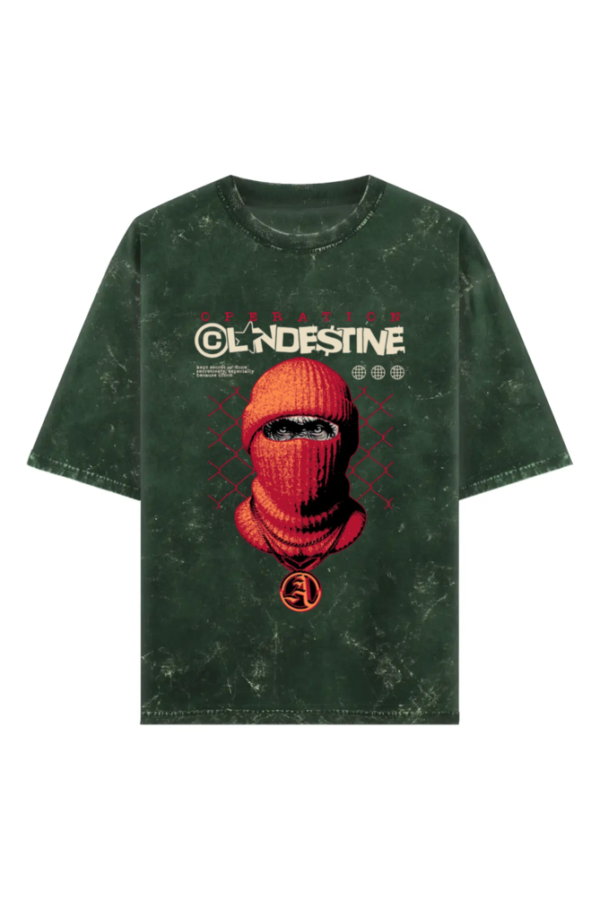 Unisex Acid Wash Oversized Tee - Image 2