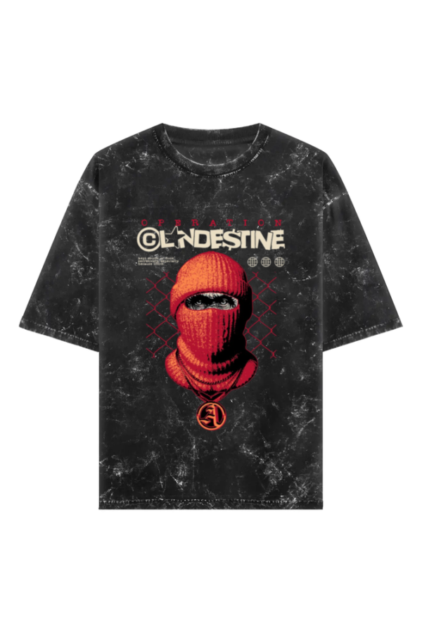 Unisex Acid Wash Oversized Tee - Image 4