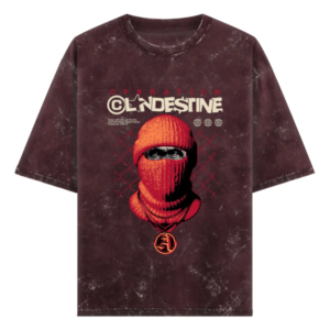 Unisex Acid Wash Oversized Tee